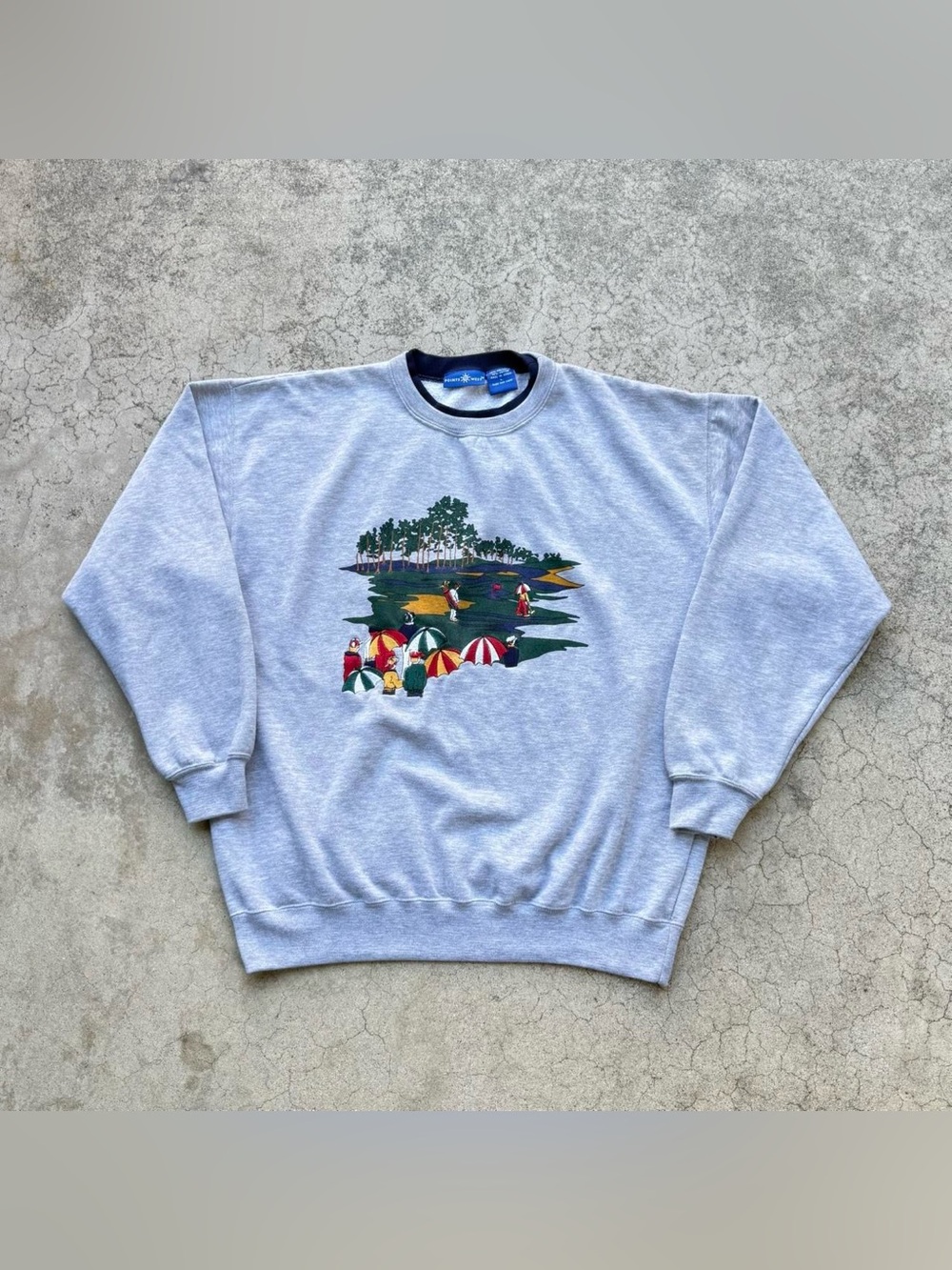 Vintage GOLF Embroidered Crewneck Sweater
